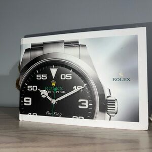 Rolex Air-King Booklet in Black and Silver book 2022-2023 edition